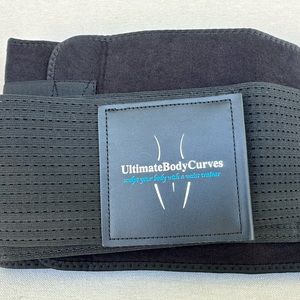 Sweat Belt Pro Series adjustable waist trainer Large-black